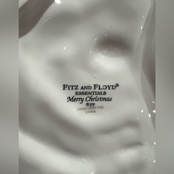 Fitz and Floyd Merry Christmas Canapé plate - Picture 2 of 3